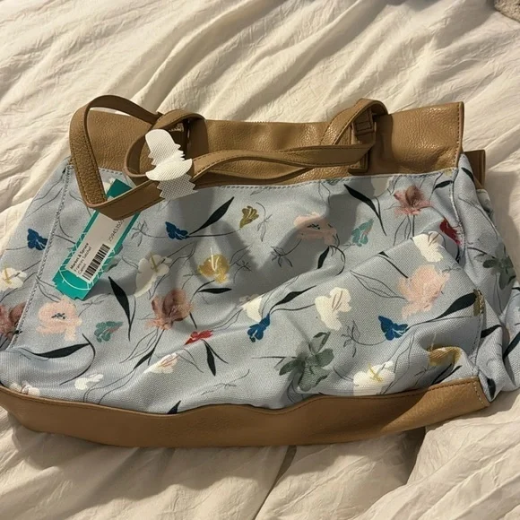 Market & Spruce floral Frances satchel - Picture 3 of 4